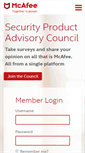 Mobile Screenshot of portal.mcafee.com